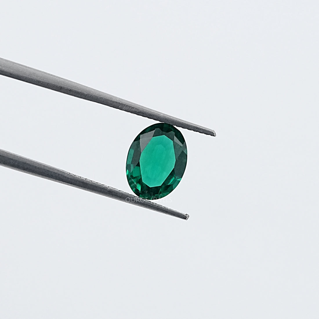 Green Oval Zambian Emerald Gemstone Loose