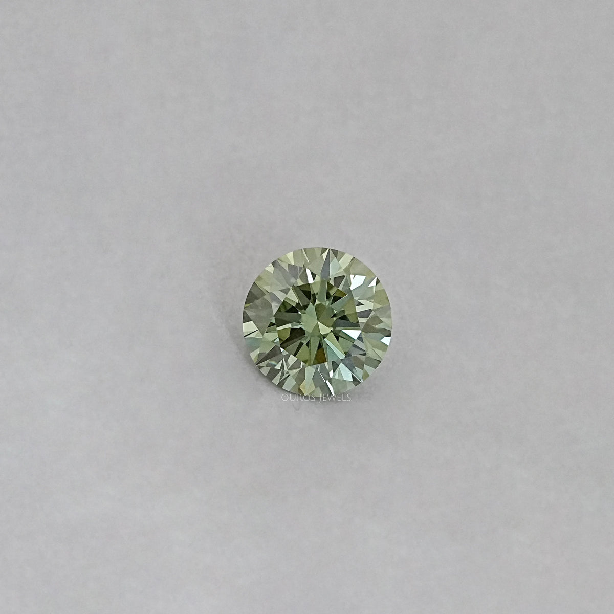 Fancy Vivid Green Round Lab Loose Diamond