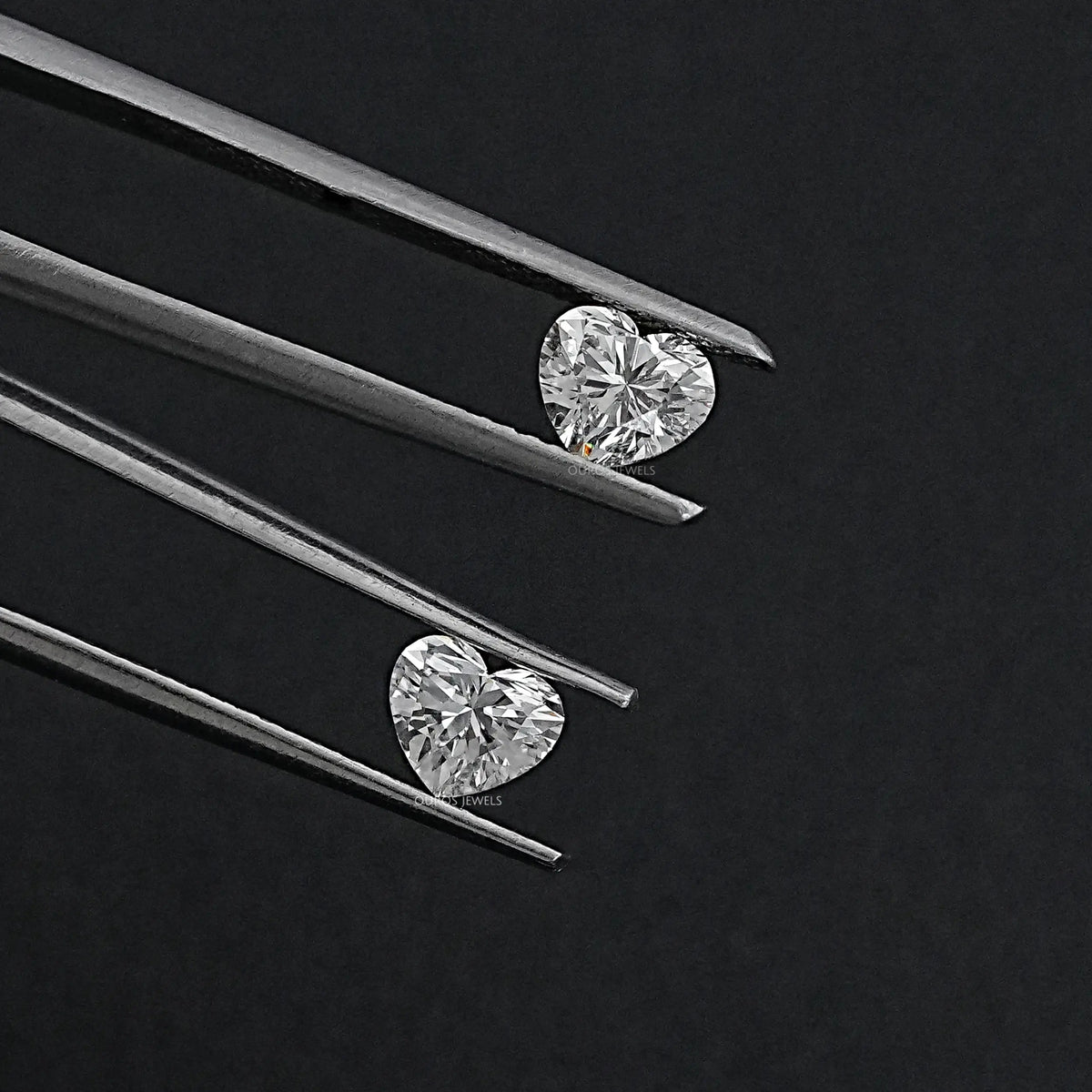 Heart Shaped Lab Grown Diamond Pair Loose