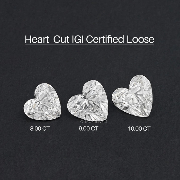 Heart Cut Lab Grown Diamond - Certified