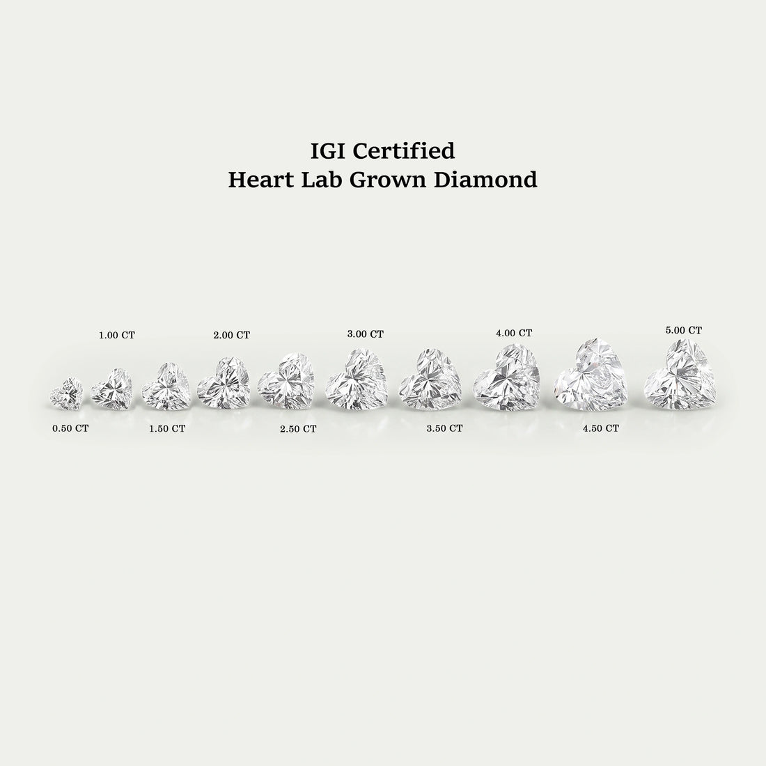 Heart Cut Lab Grown Diamond - Certified Loose