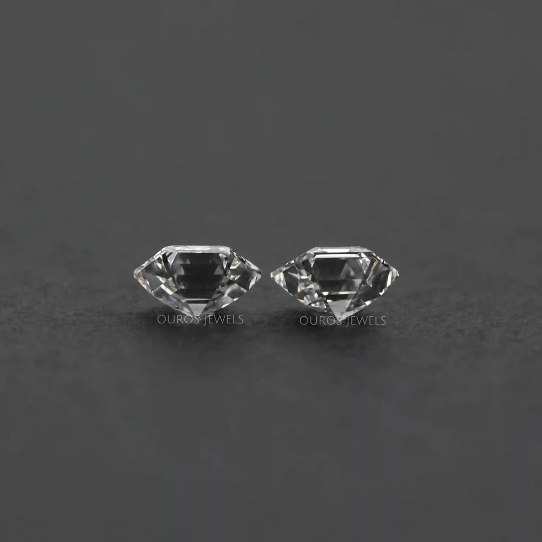 Hexagon Cut Lab Diamond Pair Loose