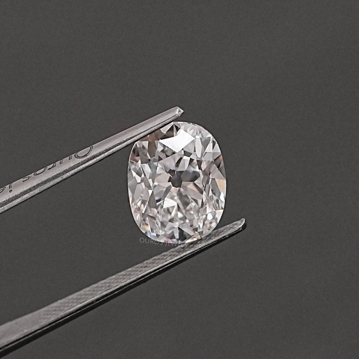 Old Mine Cushion Cut Lab Created Diamond