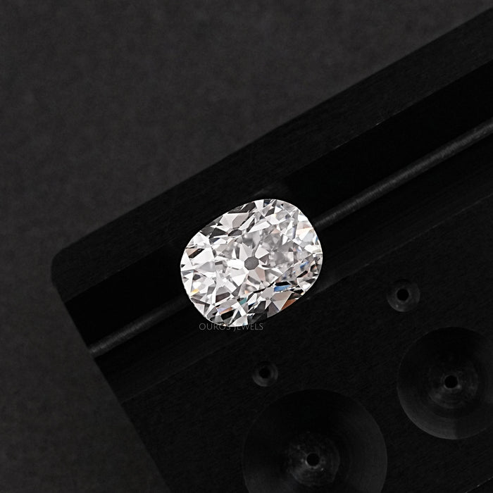 Old Mine Cushion Cut Lab Created Diamond