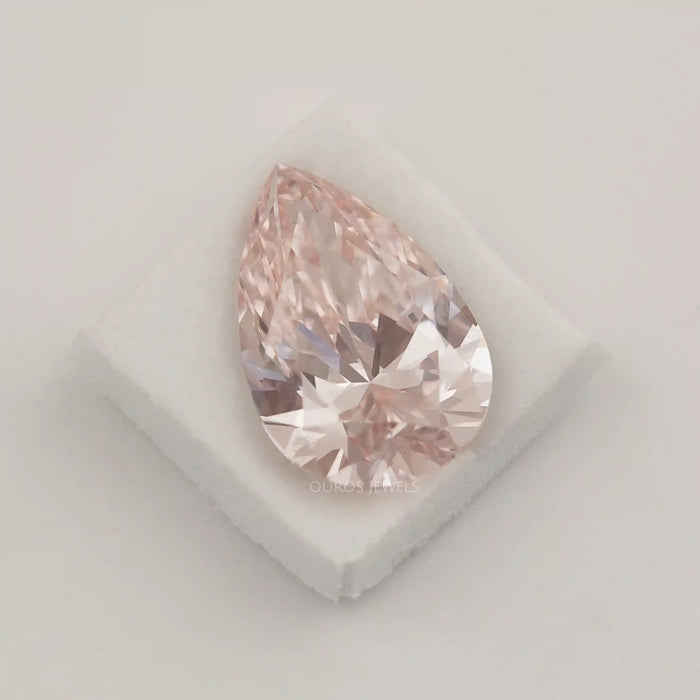 Pear Shaped Intense Pink Loose Diamond