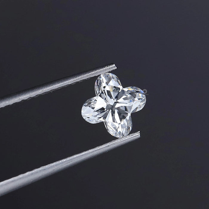 Flower Shape Step Cut Lab diamond