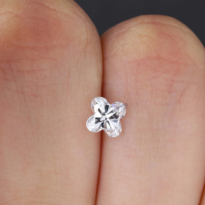 Flower Shape Step Cut Lab diamond