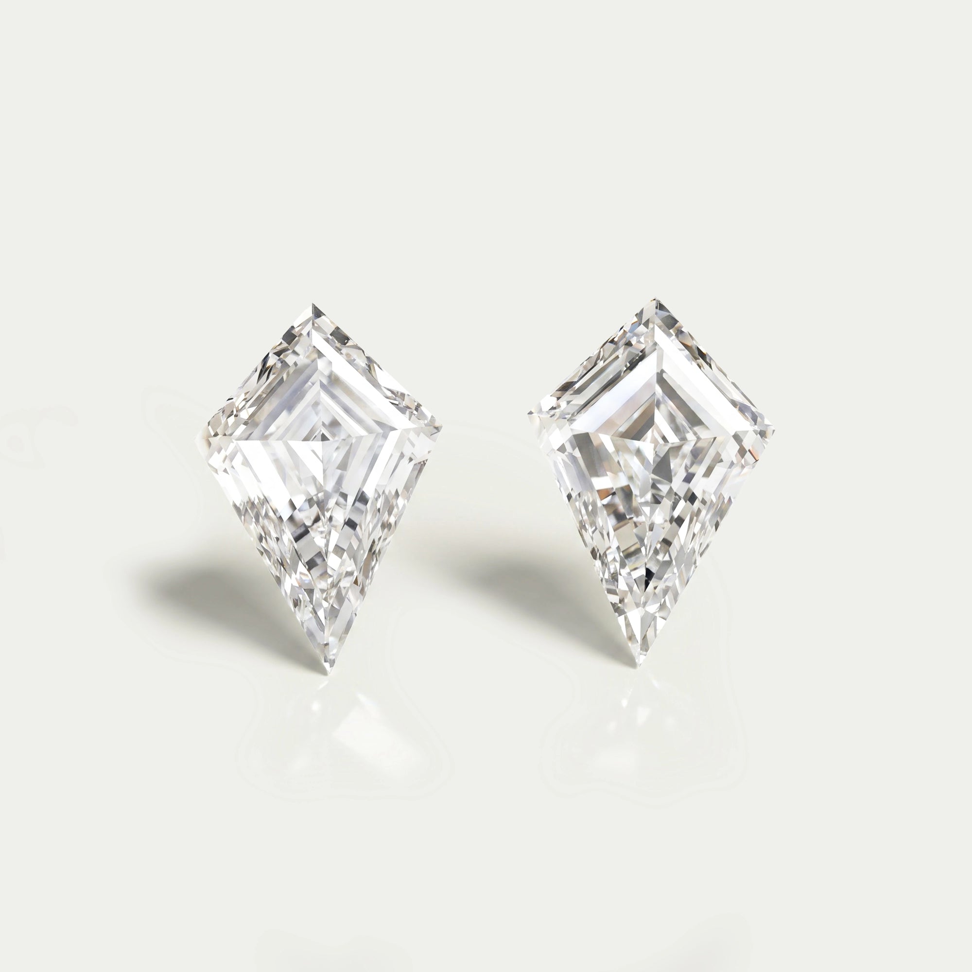 Kite Cut Lab Grown Diamond Matching Pair Loose