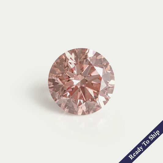 Lab Grown Pink Round Diamond Loose Loose