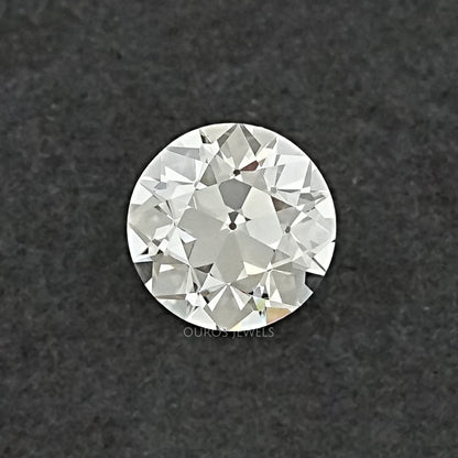 Flower Pattern Old European Round Cut Diamond JK VS Loose