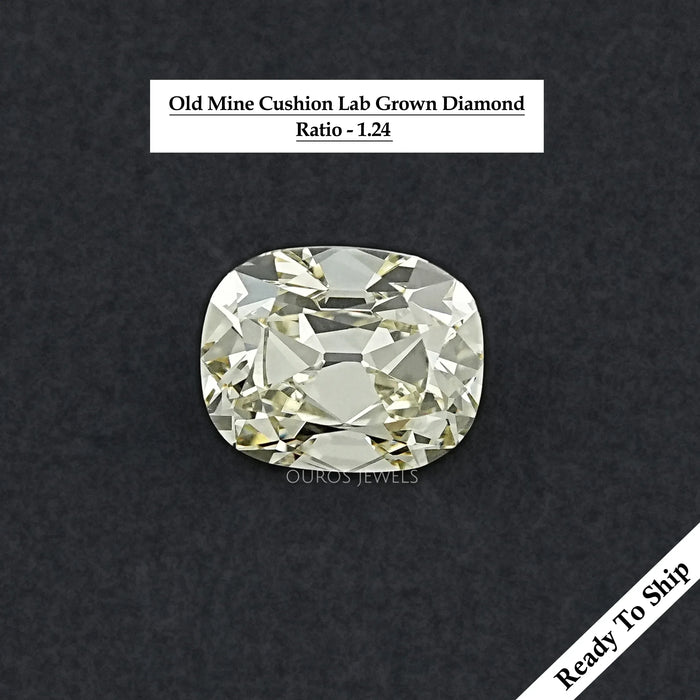 Old Mine Cushion Cut Lab Grown Diamond
