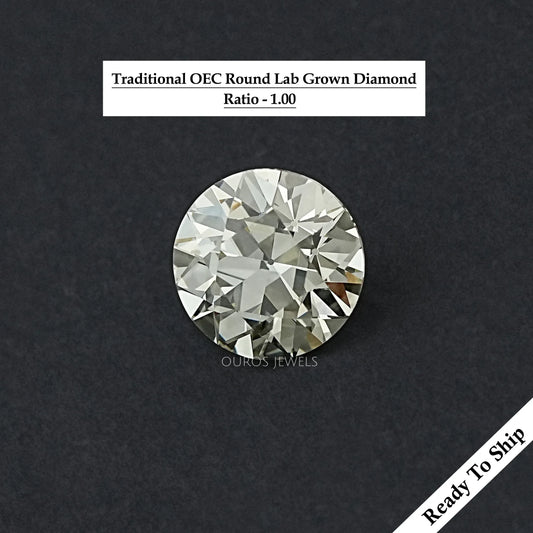 3.35 CT Traditional Old European Round Cut Loose Loose