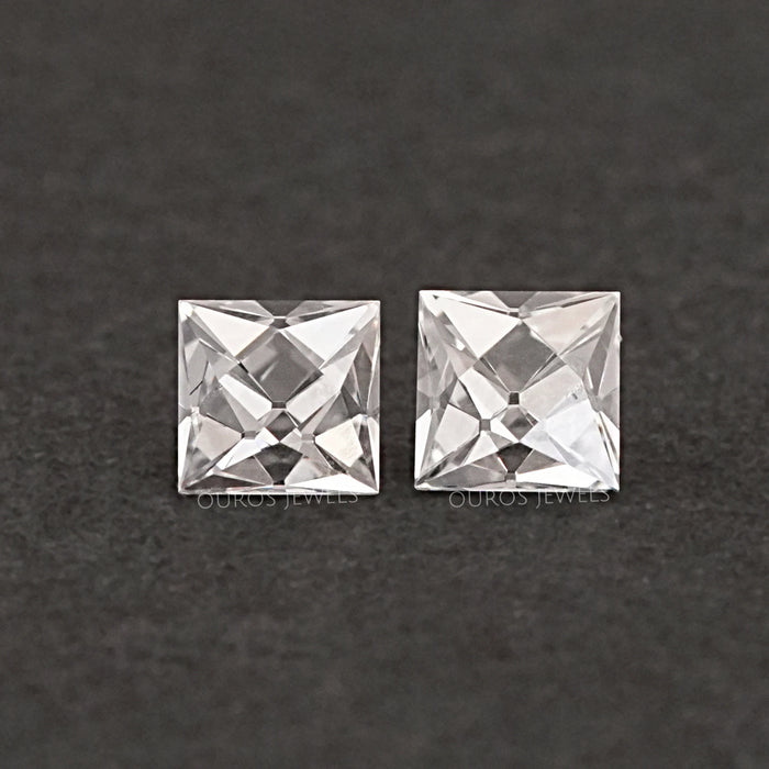 French Cut Lab Grown Diamond Matching Pair