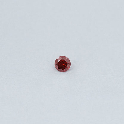 Red Round Lab Grown Loose Diamond
