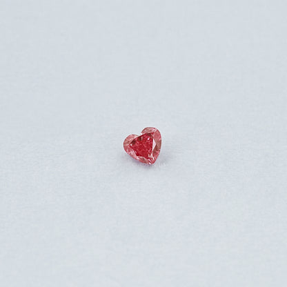 Pink Heart Lab Grown Loose Diamond
