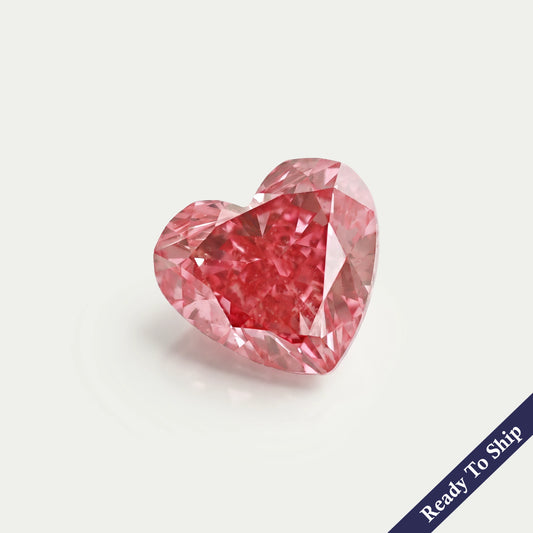Pink Heart Lab Grown Loose Diamond Loose