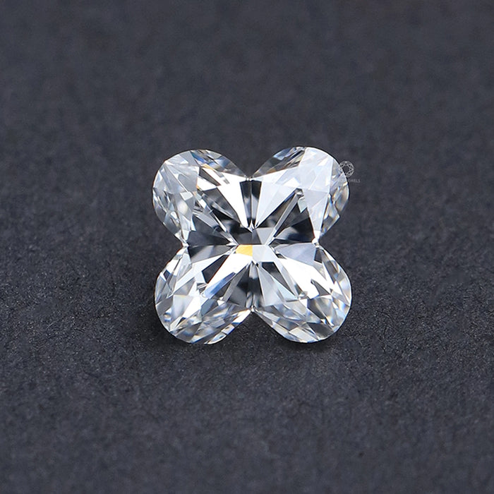 Flower Shape Step Cut Lab diamond