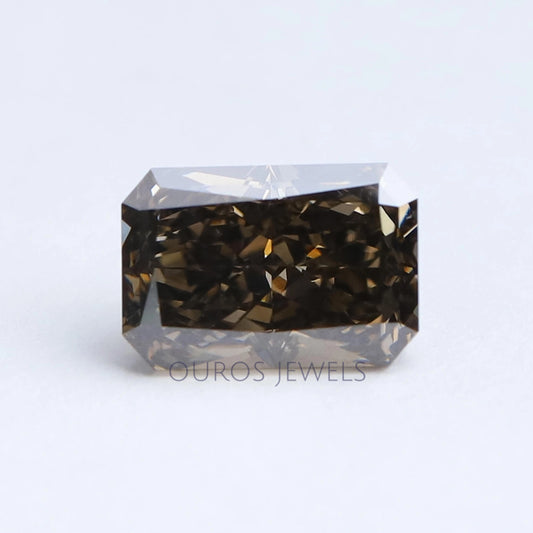1.65 Carat Olive Radiant Cut Lab Grown Diamond