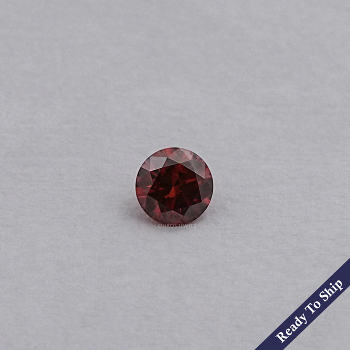 Red Round Lab Grown Diamond Loose
