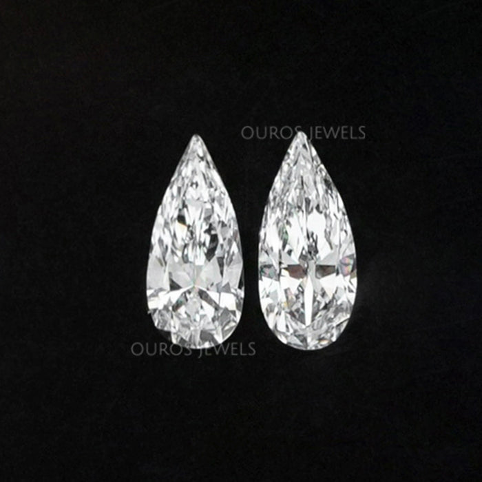 Long Pear Cut Lab Grown Diamonds