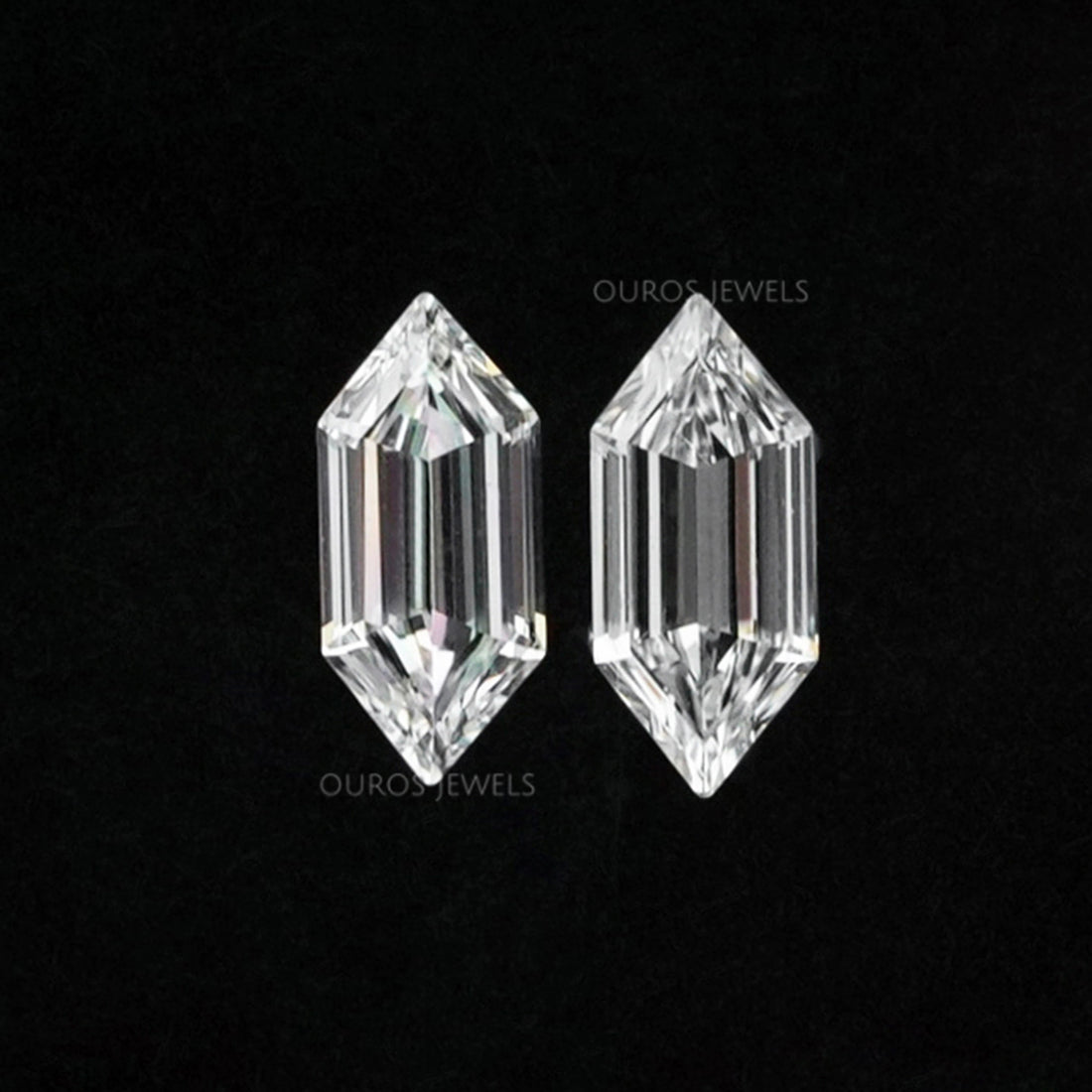 Boat Cut Lab Grown Diamond Loose Pair Loose