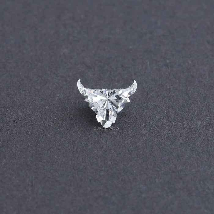 Loose Bull Face Cut Lab Created Diamond