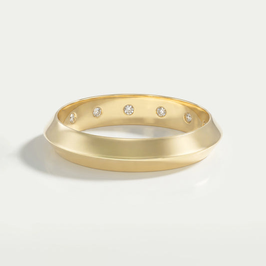 Round Cut Lab Grown Hidden Diamond Men's Ring