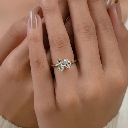 Pear And Marquise Cut Toi Moi Engagement Ring Ring