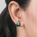 Emerald Green Gemstone Earrings