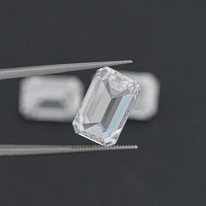 Certified Emerald Cut Lab Grown Diamond Loose
