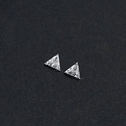 Triangle Cut Lab Grown Diamond Loose Pair Loose