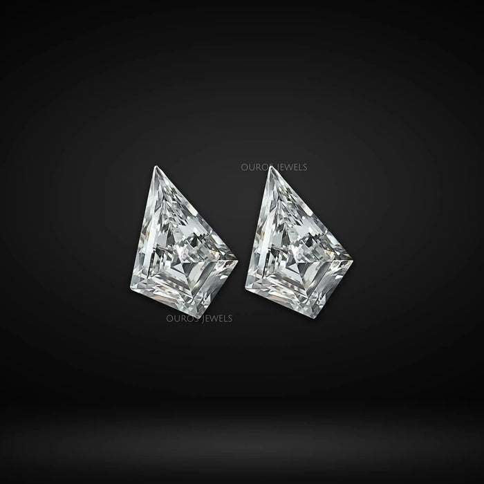 Custom Kite Shaped Lab Grown Diamonds