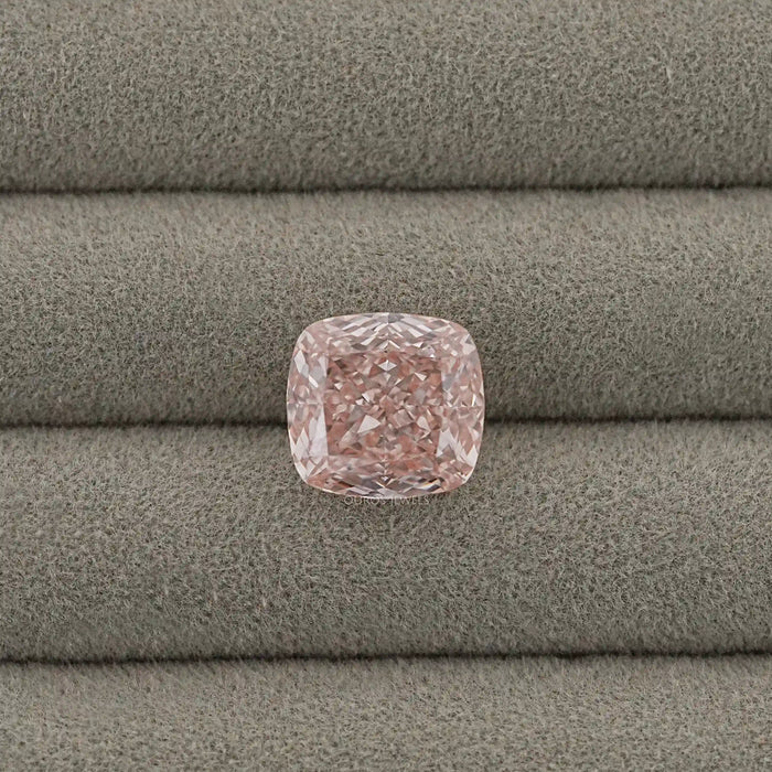 Fancy Intense Pink Cushion Cut Lab Grown Diamond