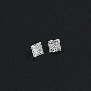 Princess Cut Lab Grown Diamond Pair