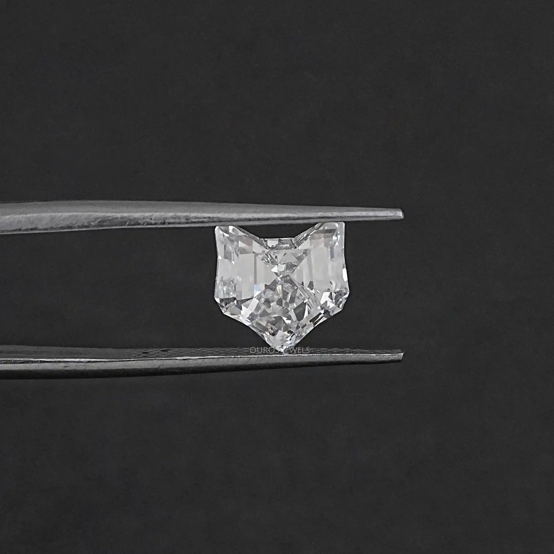 Antique Shape Cat Face Cut Lab Grown Diamond Loose