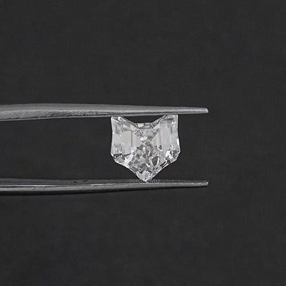 Antique Shape Cat Face Cut Lab Grown Diamond Loose