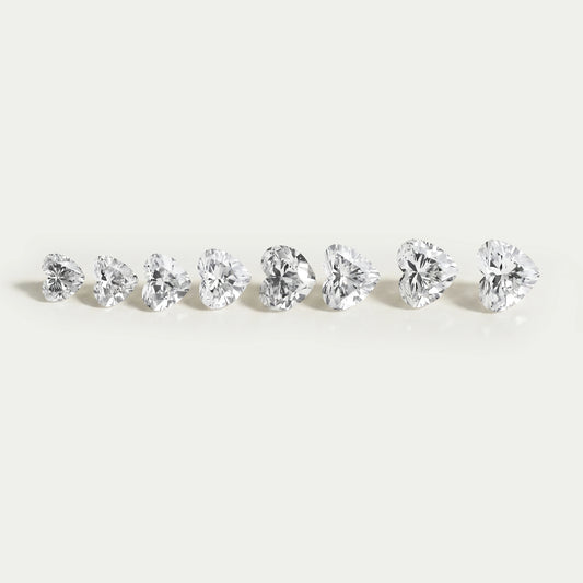 Heart Shape Lab Grown Diamonds