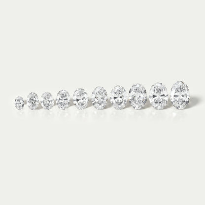 Brilliant Cut Oval Lab Grown Diamond Loose