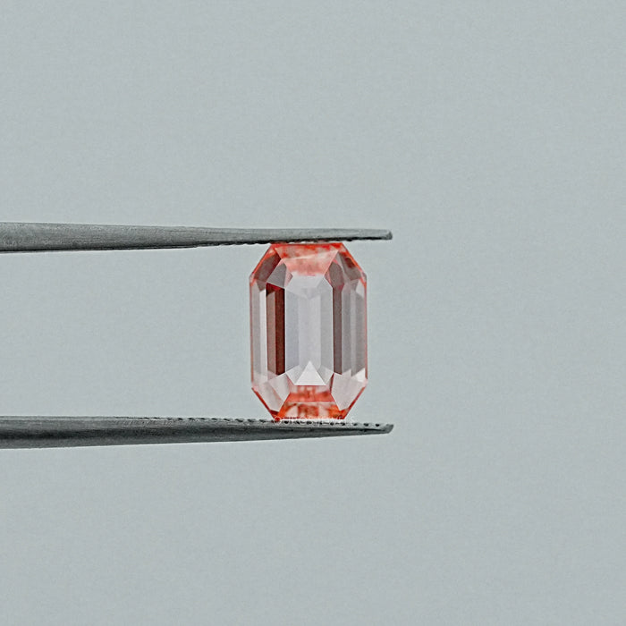 Light Pink Old Mine Emerald Lab Grown Diamond