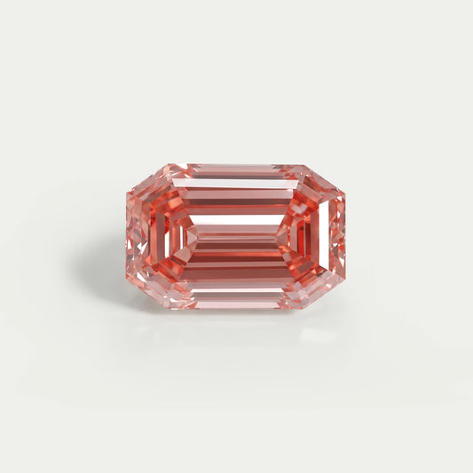 Light Pink Old Mine Emerald Lab Grown Diamond Loose