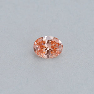 0.82 Carat Fancy Pink Vivid Oval Cut Lab Grown Diamond