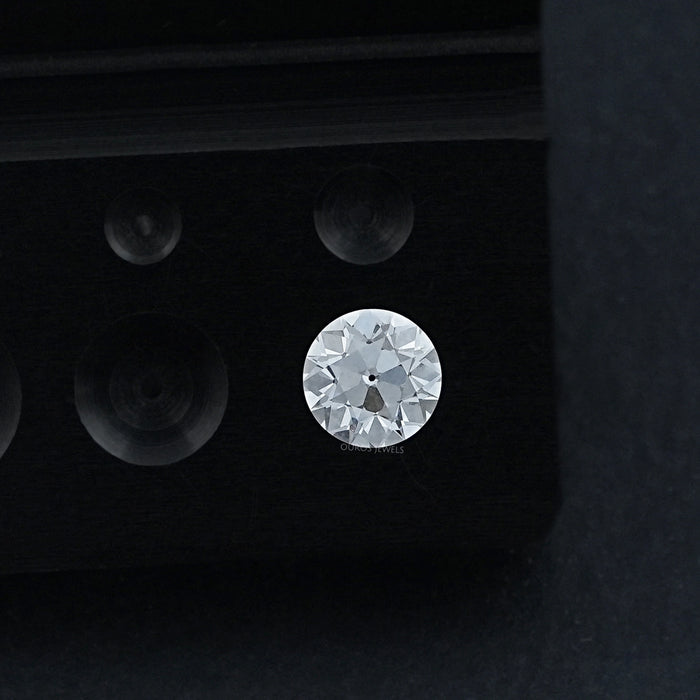 Flower Pattern Old European Round Cut Diamond