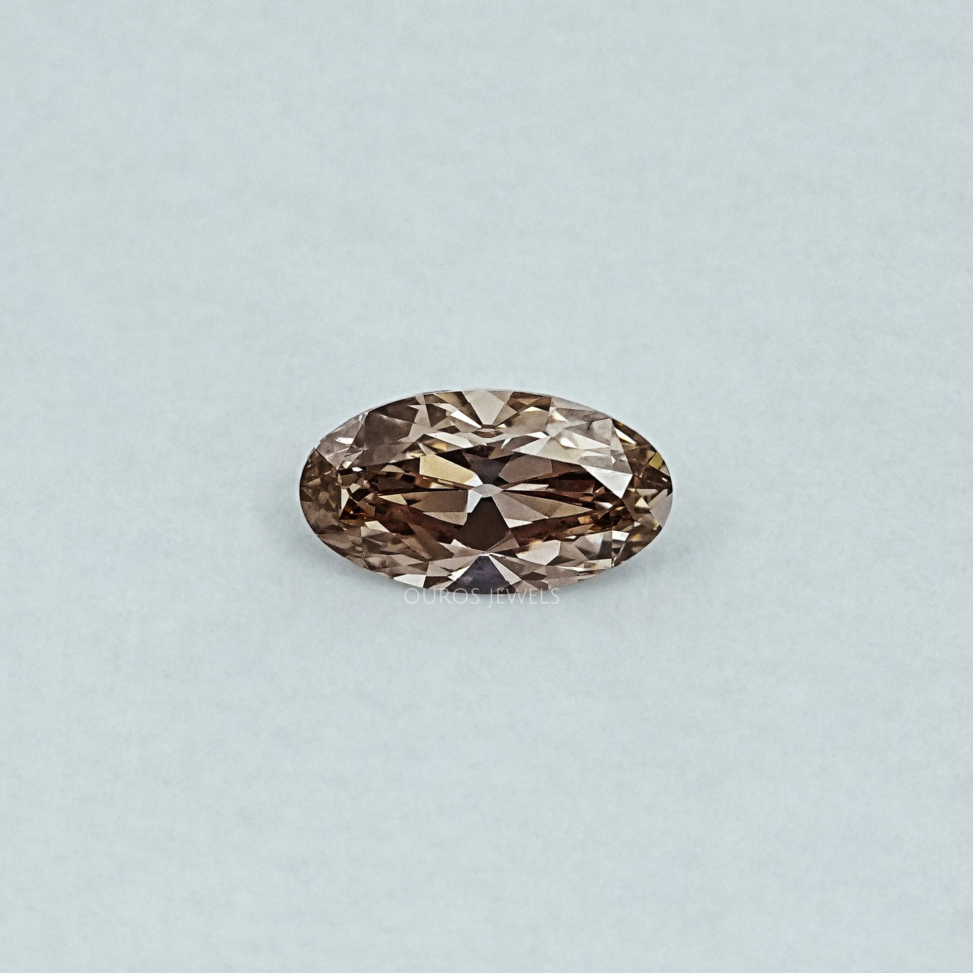 Old Mine Moval Lab Champagne Loose Diamond Loose