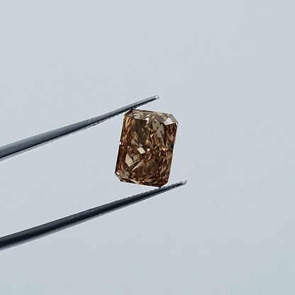 Square Radiant Rose Cut Yellow Diamond - 3.45 Carat