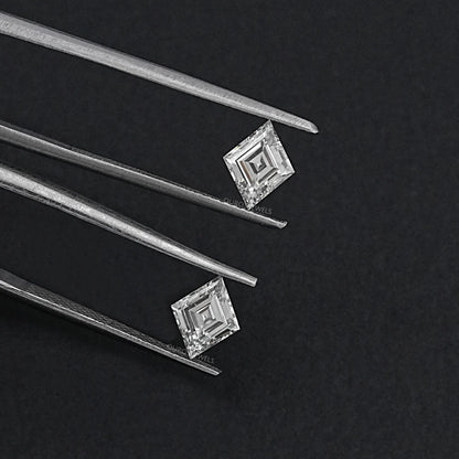 Lozenge Cut Lab Grown Pair Diamond Loose