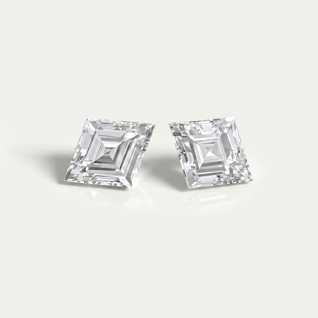Lozenge Cut Lab Grown Pair Diamond Loose