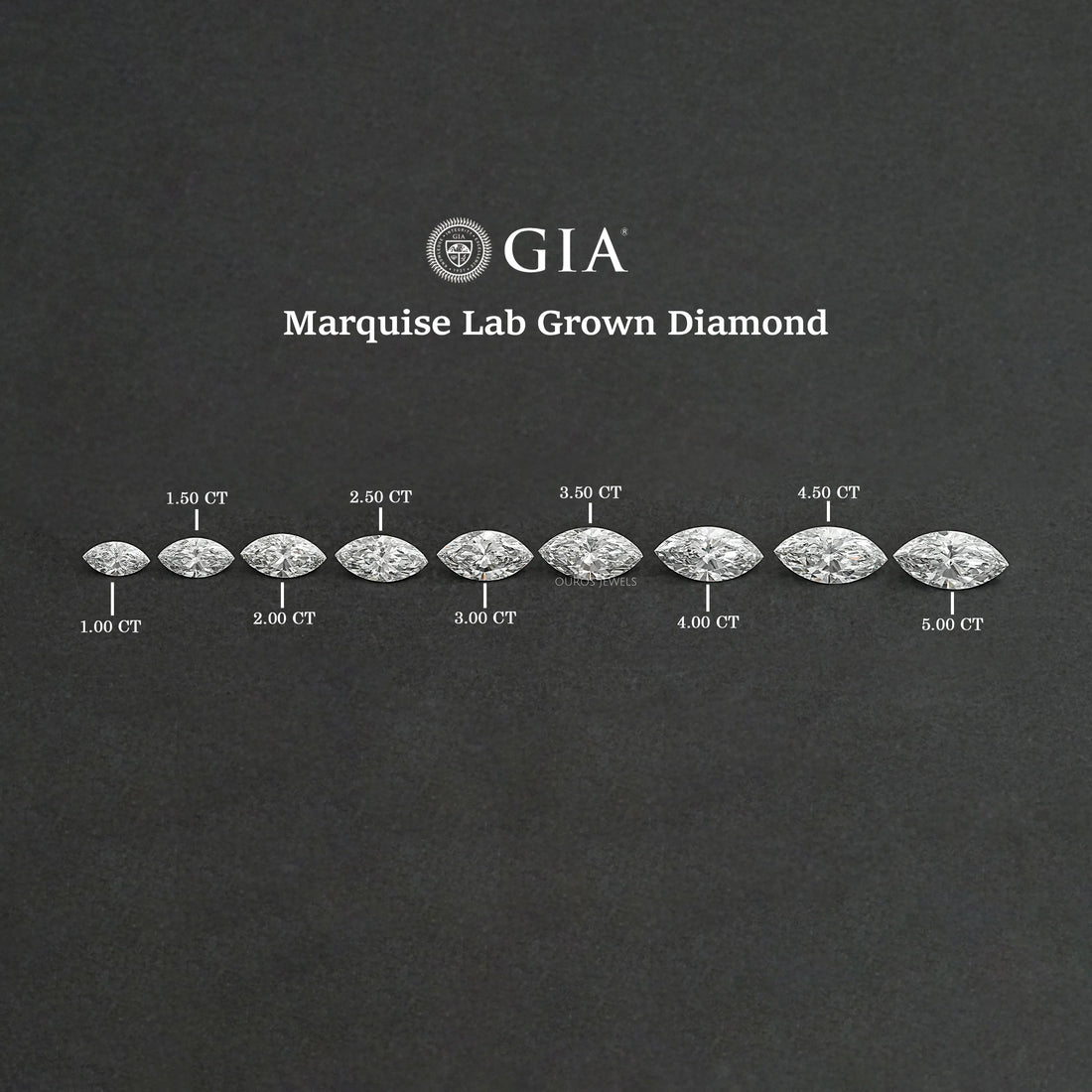 Certified Marquise Cut Lab Grown Diamond Loose