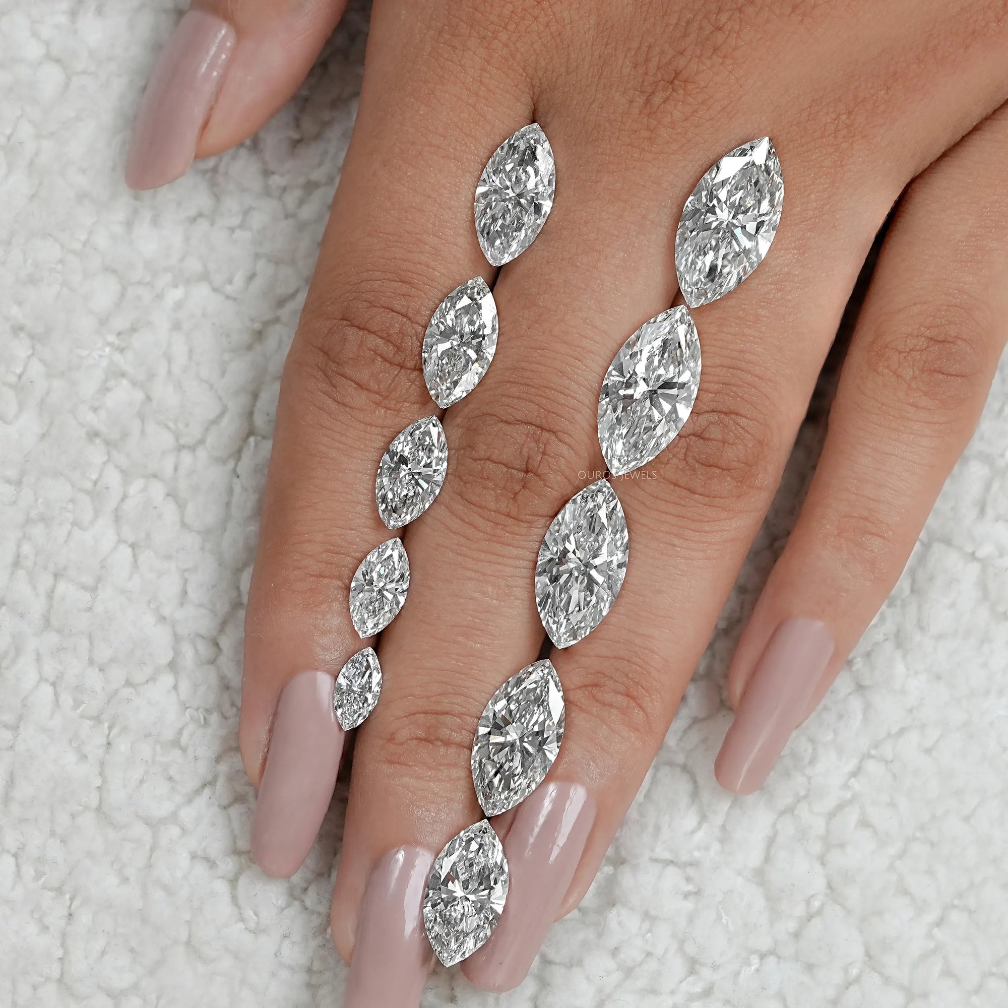 Certified Marquise Cut Lab Grown Diamond Loose