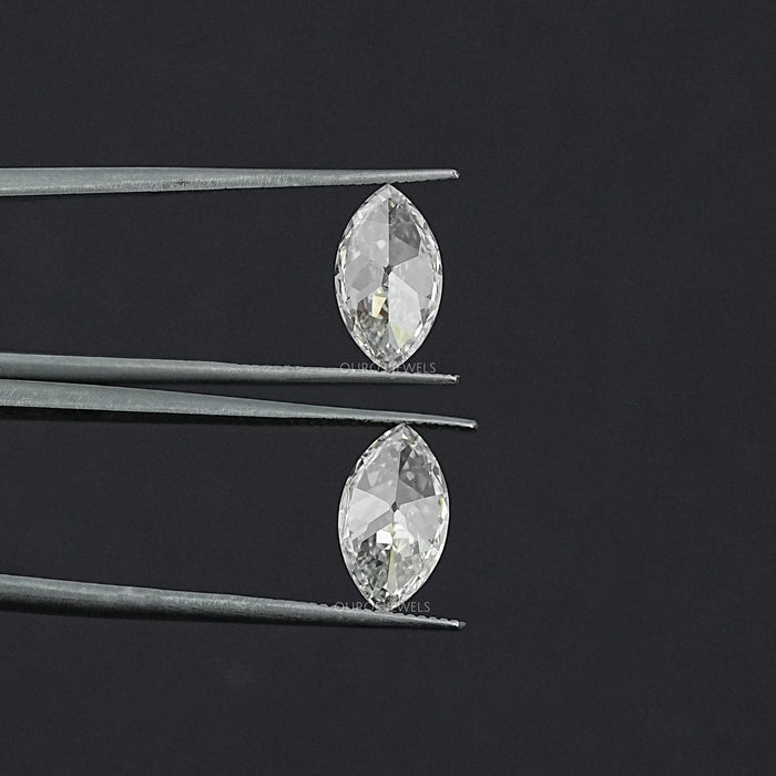 Old Mine Marquise Lab Diamond Matching Pair