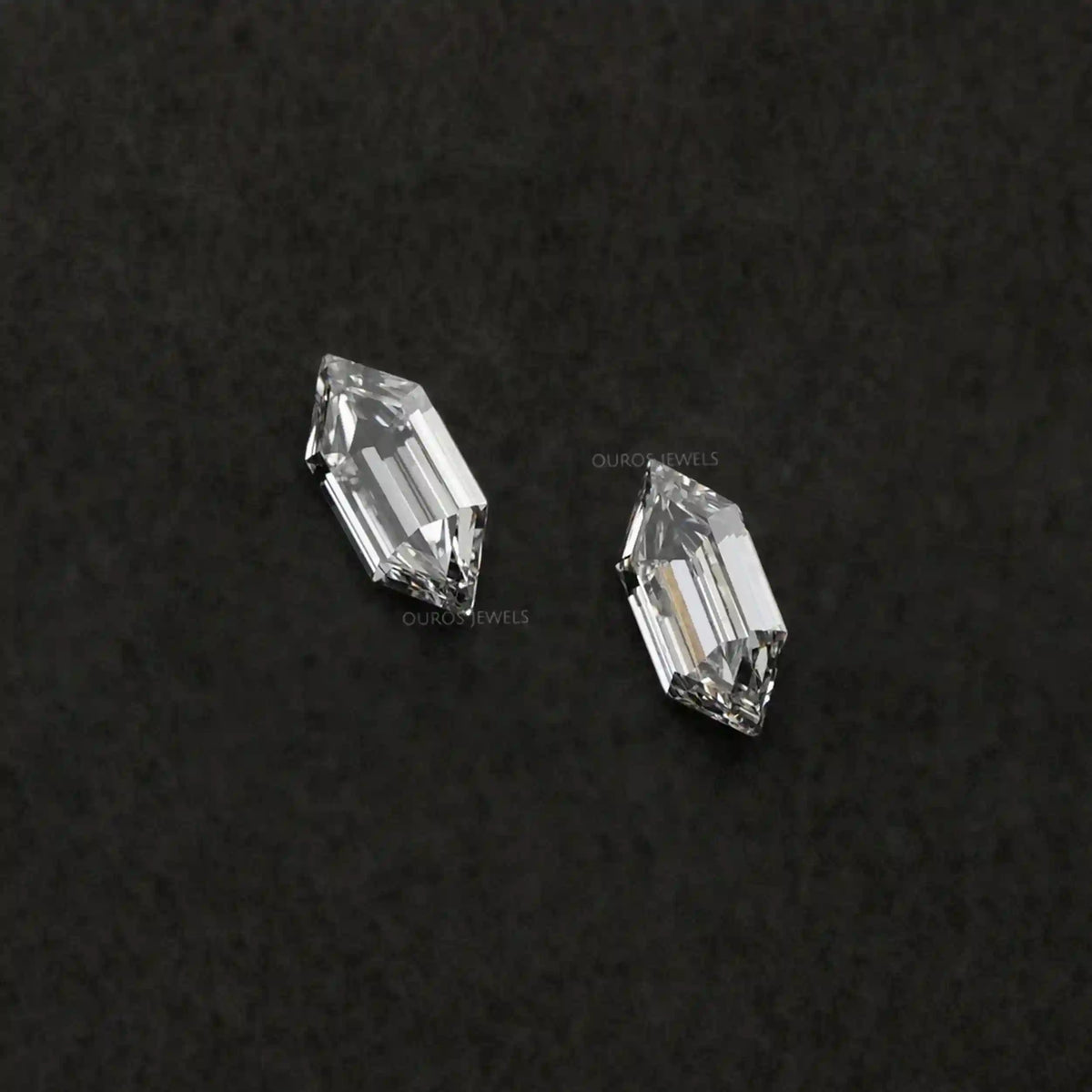 Boat Cut Lab Grown Diamond Loose Pair Loose